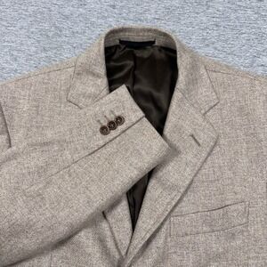Eredi Pisano Loro Piana Blazer Mens 42 Beige Cashmere Coarsehair Italy Made